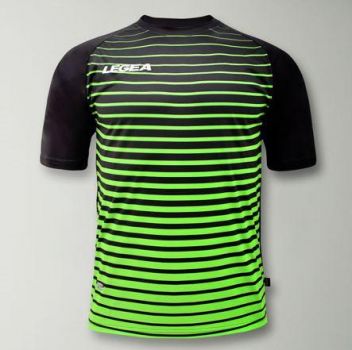 Legea Trikot Strasburgo schwarz-neongrün